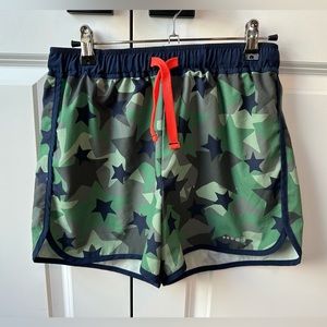 Mini Boden Camo Stars Shorts (Size 15)